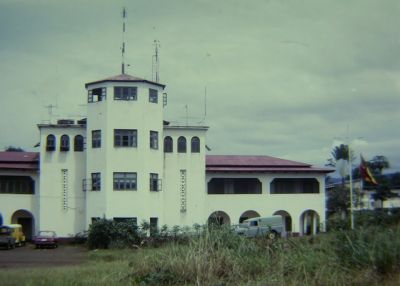 Santa Isabel Airport control tower